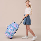 Fade Pink Rolling Duffle Bag