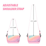 Gradient Colorful Pink Teens Crossbody Purse