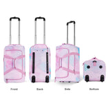 Fade Pink Rolling Duffle Bag