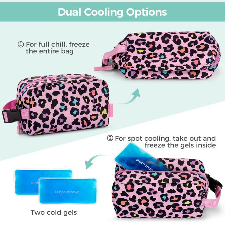 Leopard Pink Ice Bag