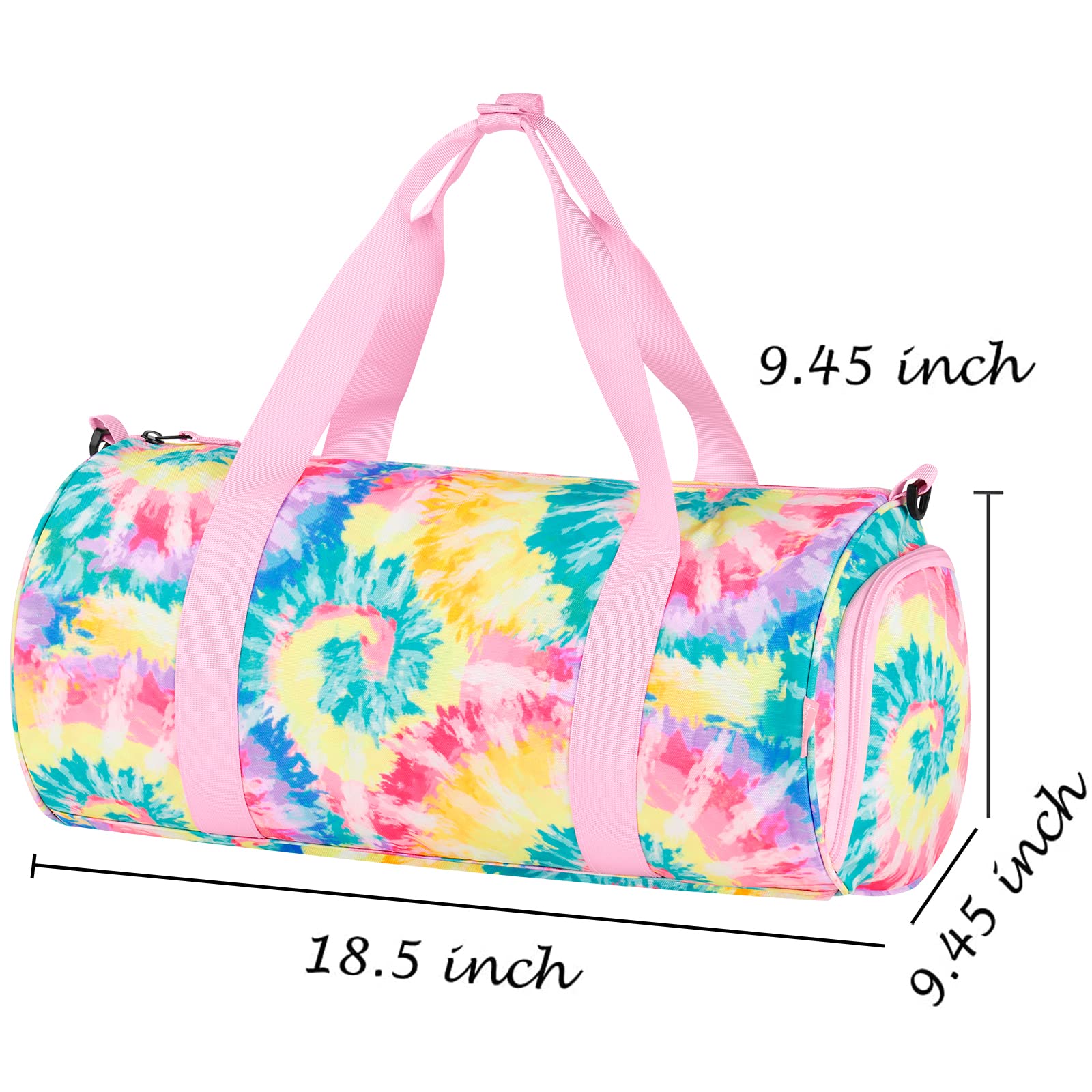 Tie Dye Swirl Rainbows Duffle Bag