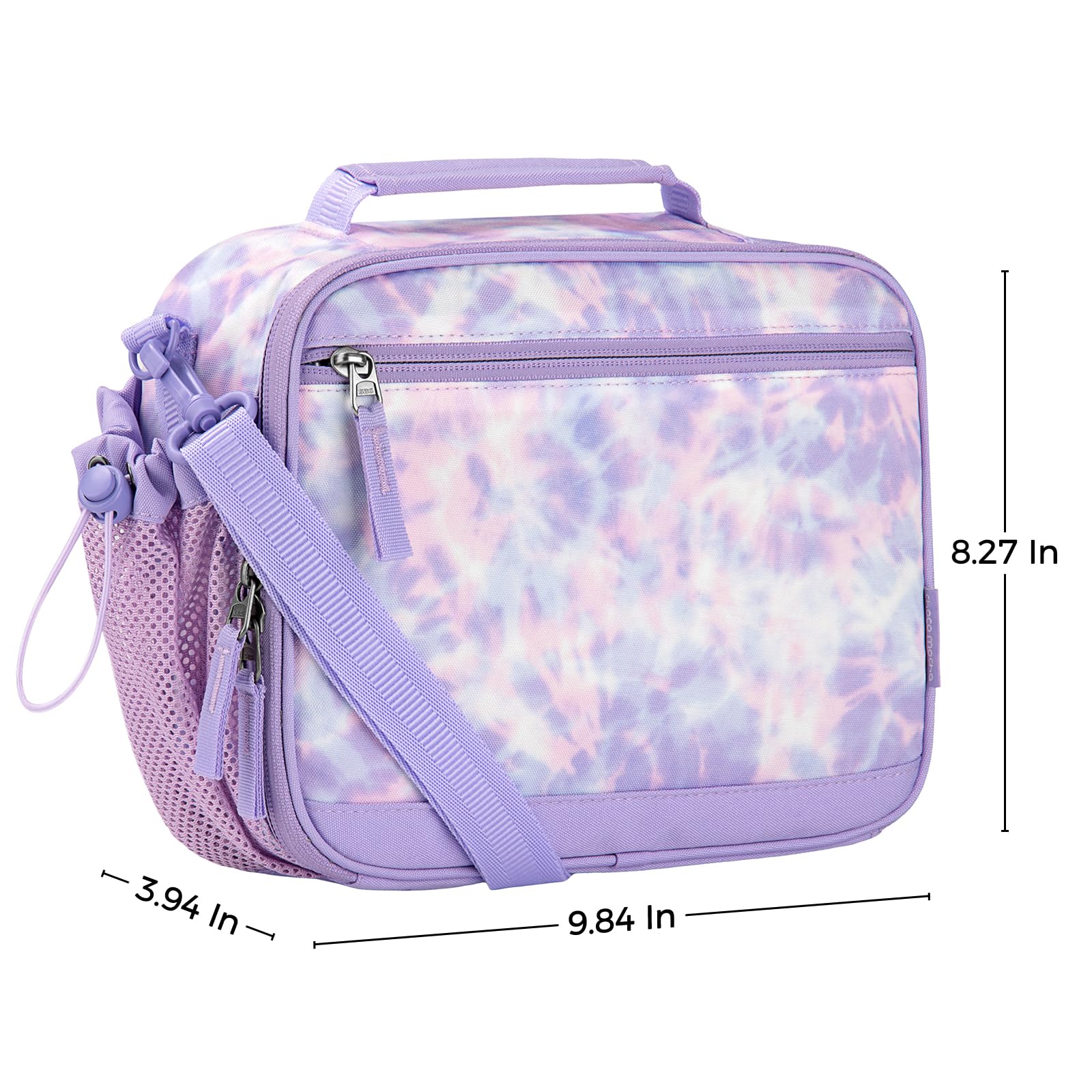 Tie Dye Purple Lunch Box