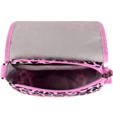 Leopard Pink Saddle Crossbody Purse