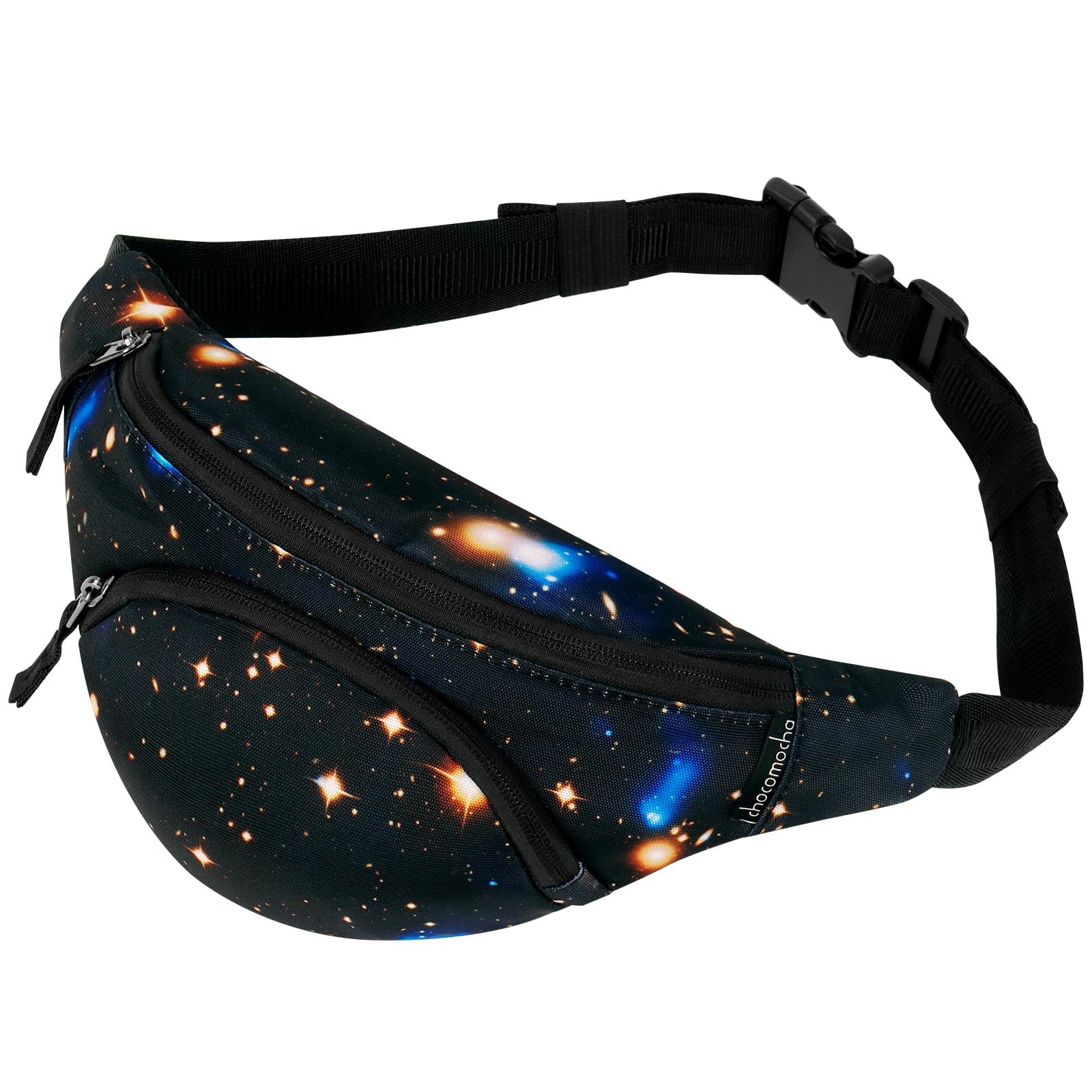 Galaxy Black Fanny Pack