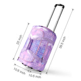 Mermaid Purple Rolling Duffle Bag