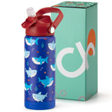 Mini Shark Blue Water Bottle 18Oz