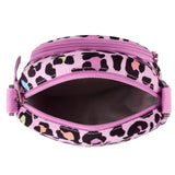 Leopard Pink Arch Crossbody Purse