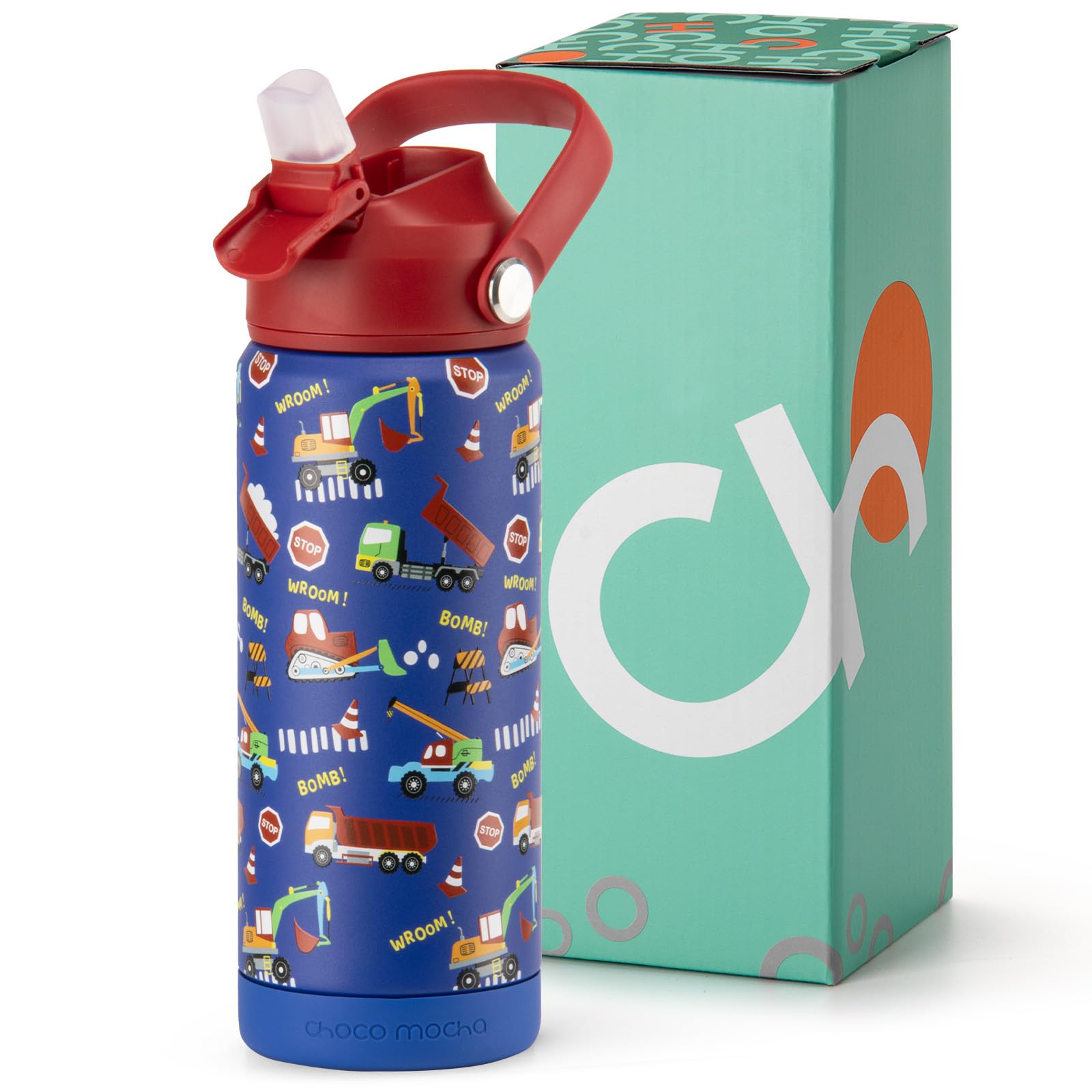 Truck Blue Water Bottle 18Oz