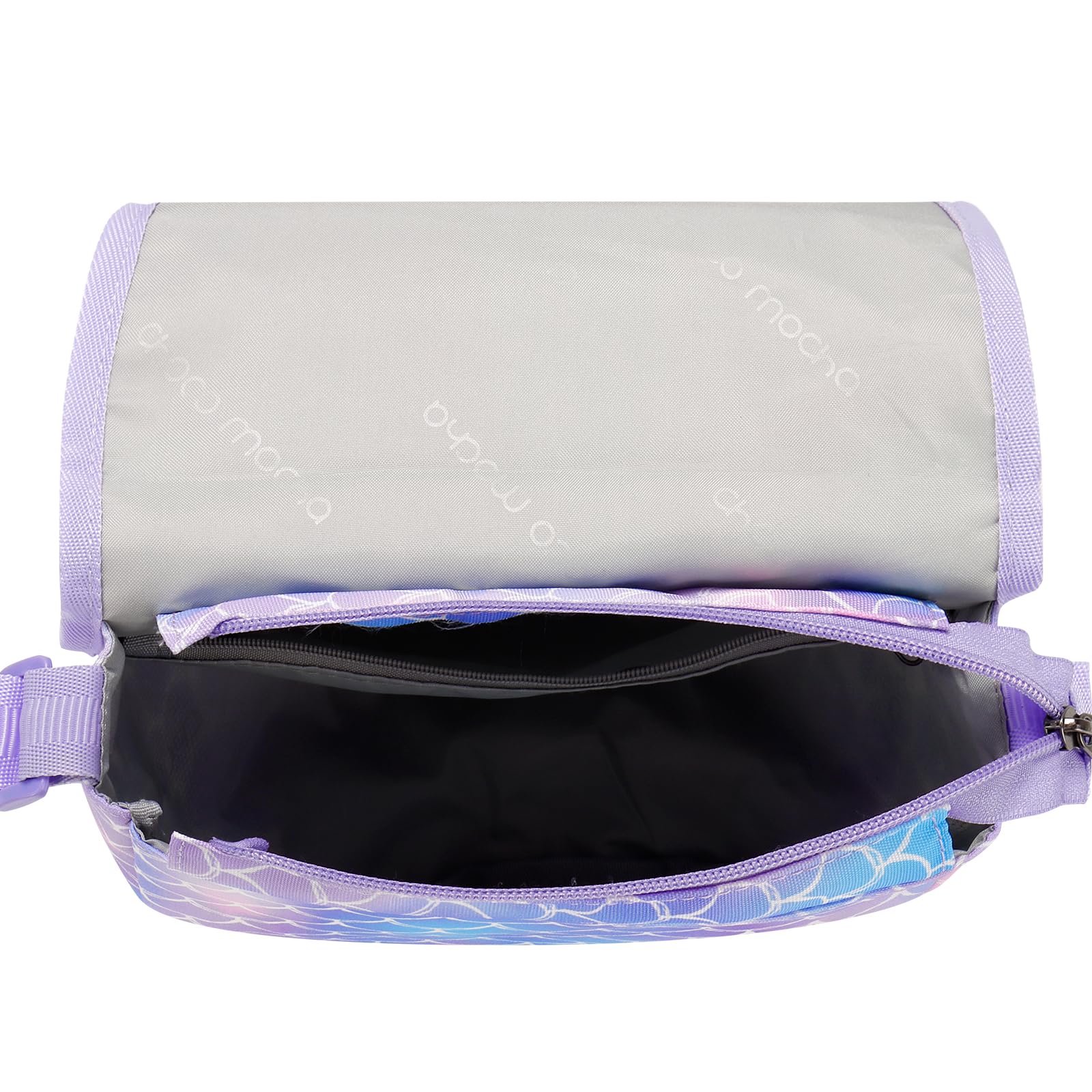 Galaxy Purple Saddle Crossbody Purse