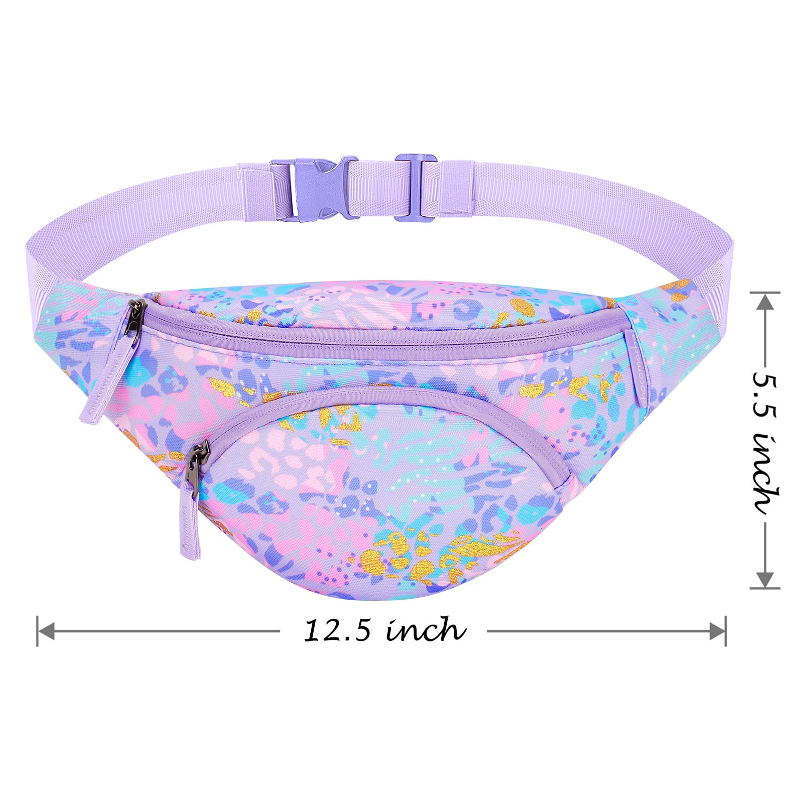 Leopard Purple Fanny Pack