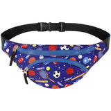 Basketball Blue Fanny Pack