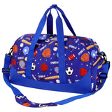 Basketball Blue Duffle Bag