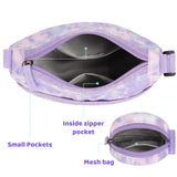 Tie Dye Purple Moon Crossbody Purse