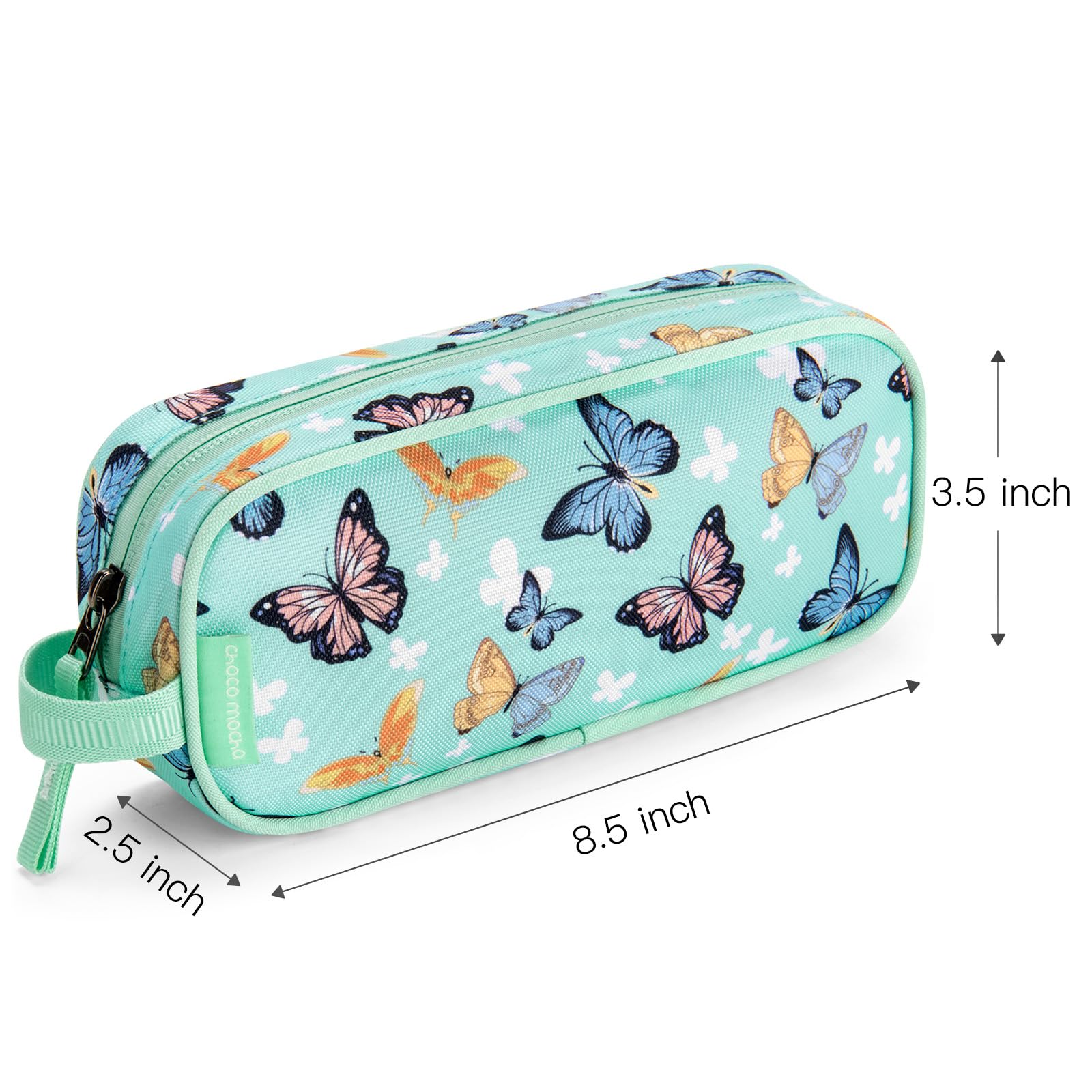 Butterfly Green Pencil Case