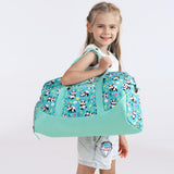 Rainbow Light Blue Duffle Bag