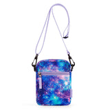 Galaxy Purple Crossbody Purse Small