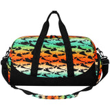 Shark Gradient Orange Duffle Bagv