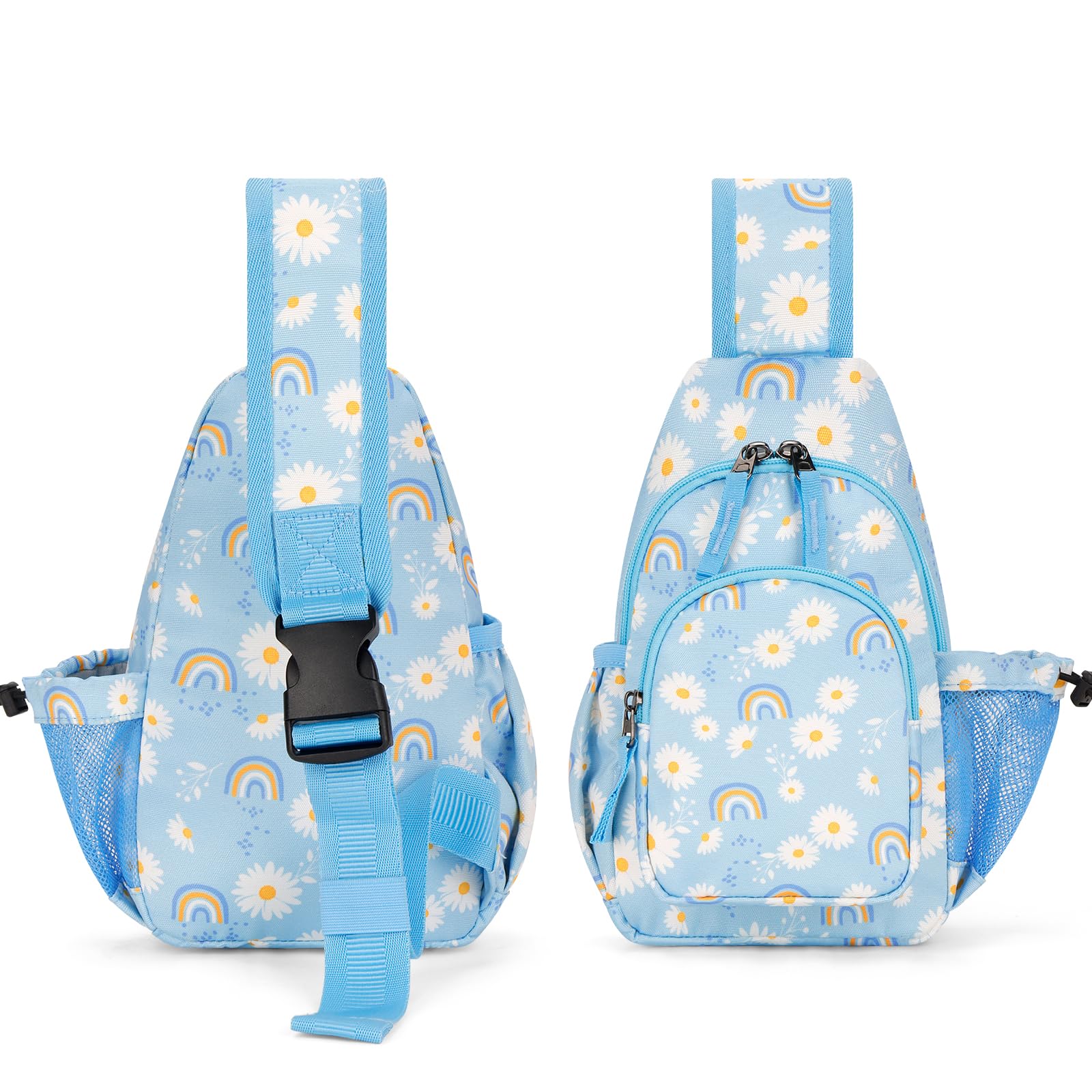 Daisy Blue Sling Crossbody Purse