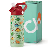 Dinosaur Green Water Bottle 18Oz
