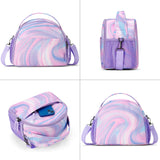 Gradient Fluid Purple Lunch Bag