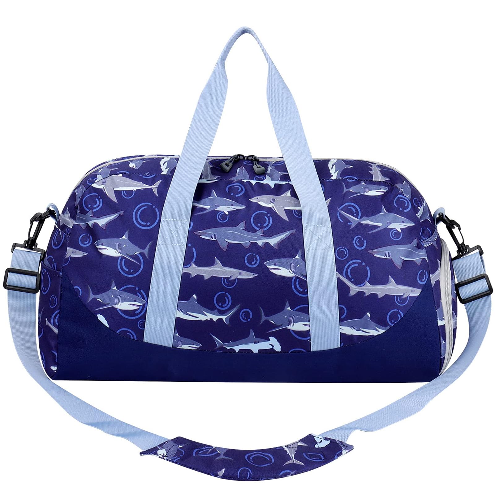 Shark Blue Duffle Bag