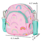 Rainbow Pink Arch Crossbody Purse