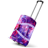 Galaxy Pink Purple Rolling Duffle Bag