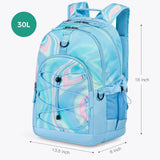 Laser Fluid Blue Backpack 18 Inch