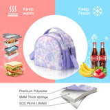 Tie Dye Purple Lunch Bag