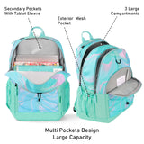 Laser Fluid Green Backpack