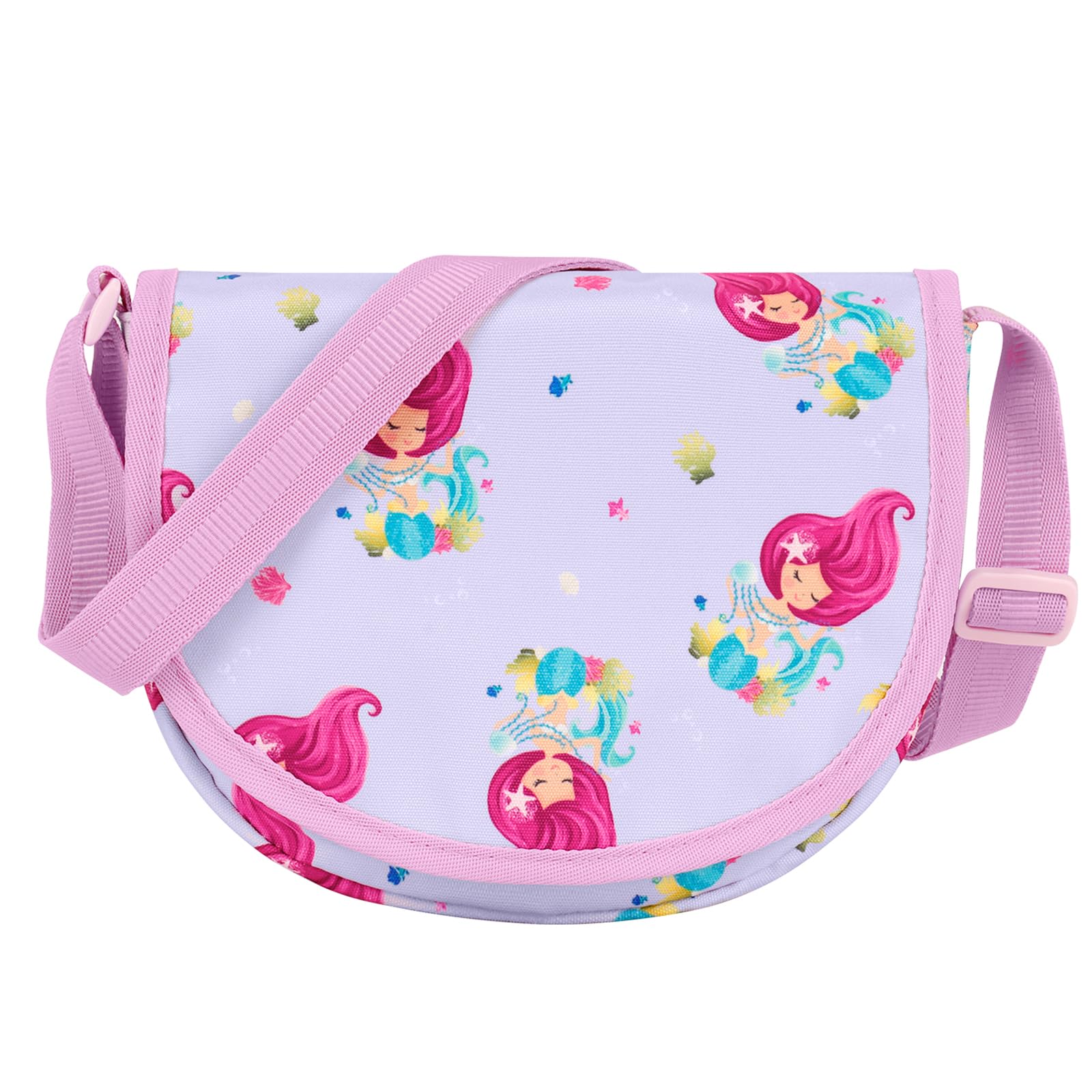 Mermaid Princess Saddle Crossbody Purse