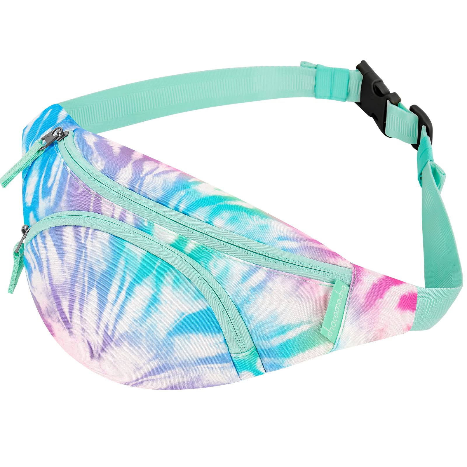 Tie Dye Gradient Teal Fanny Pack