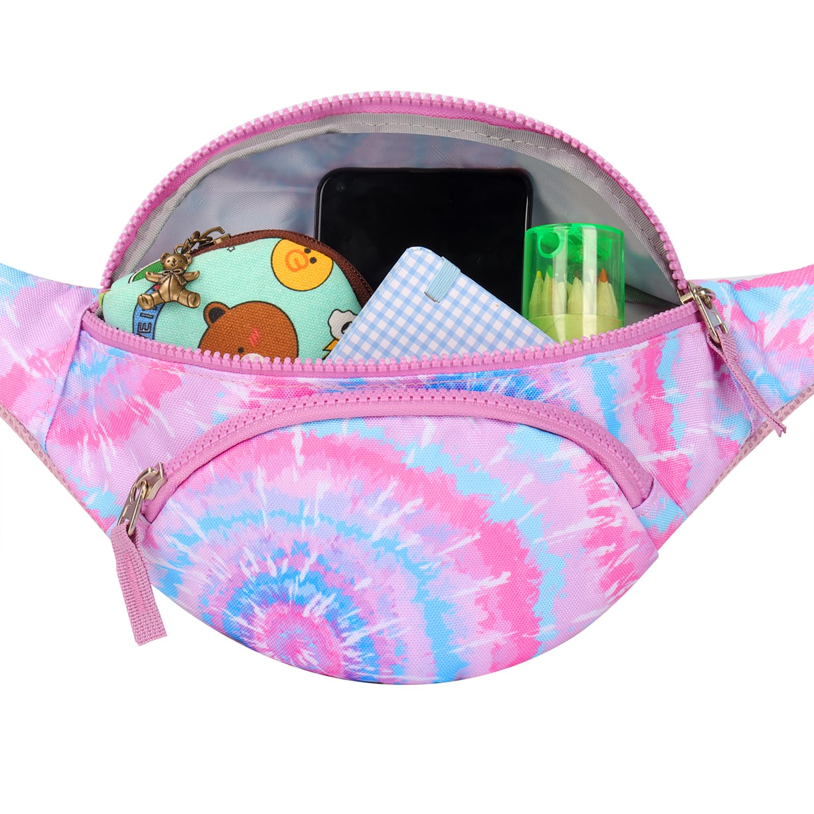 Tie Dye Swirl Pink Fanny Pack