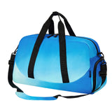 Gradient Blue Duffle Bag