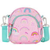 Rainbow Pink Arch Crossbody Purse