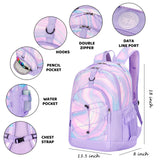 Gradient Fluid Purple Backpack