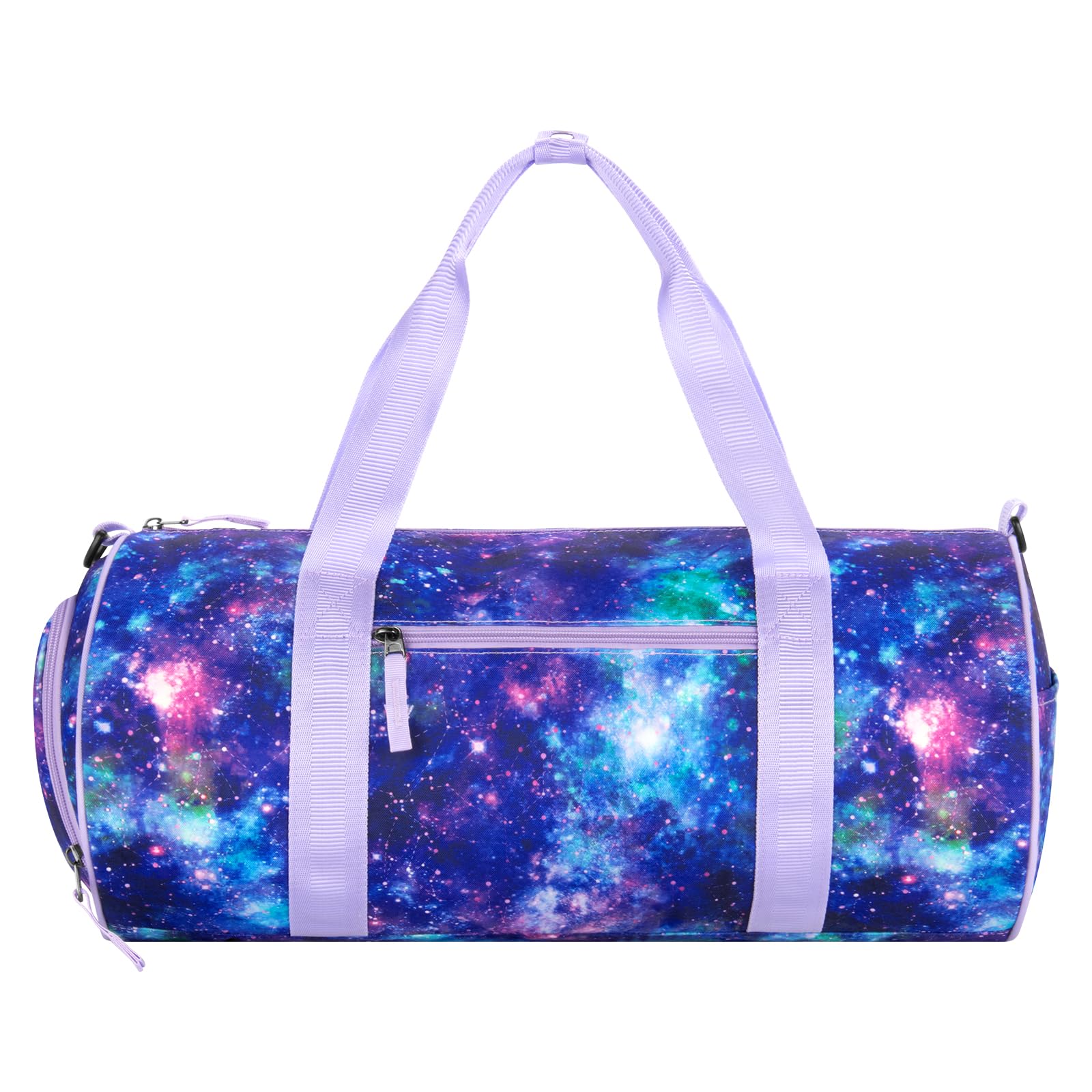 Galaxy Purple Duffle Bag