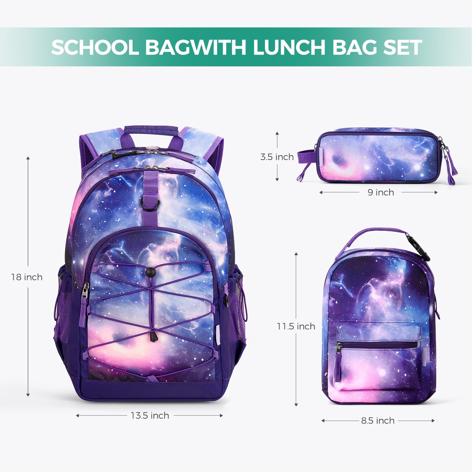 Daisy Black Backpack