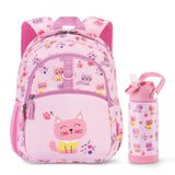 Cat Pink Toddler Backpack 12 Inch