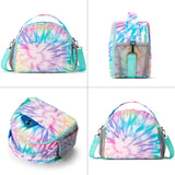 Tie Dye Swirl Rainbow Lunch Bag