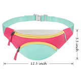 Pink & Teal Fanny Pack