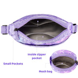 Mermaid Purple Moon Crossbody Purse