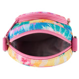 Tie Dye Swirl Rainbows Arch Crossbody Purse