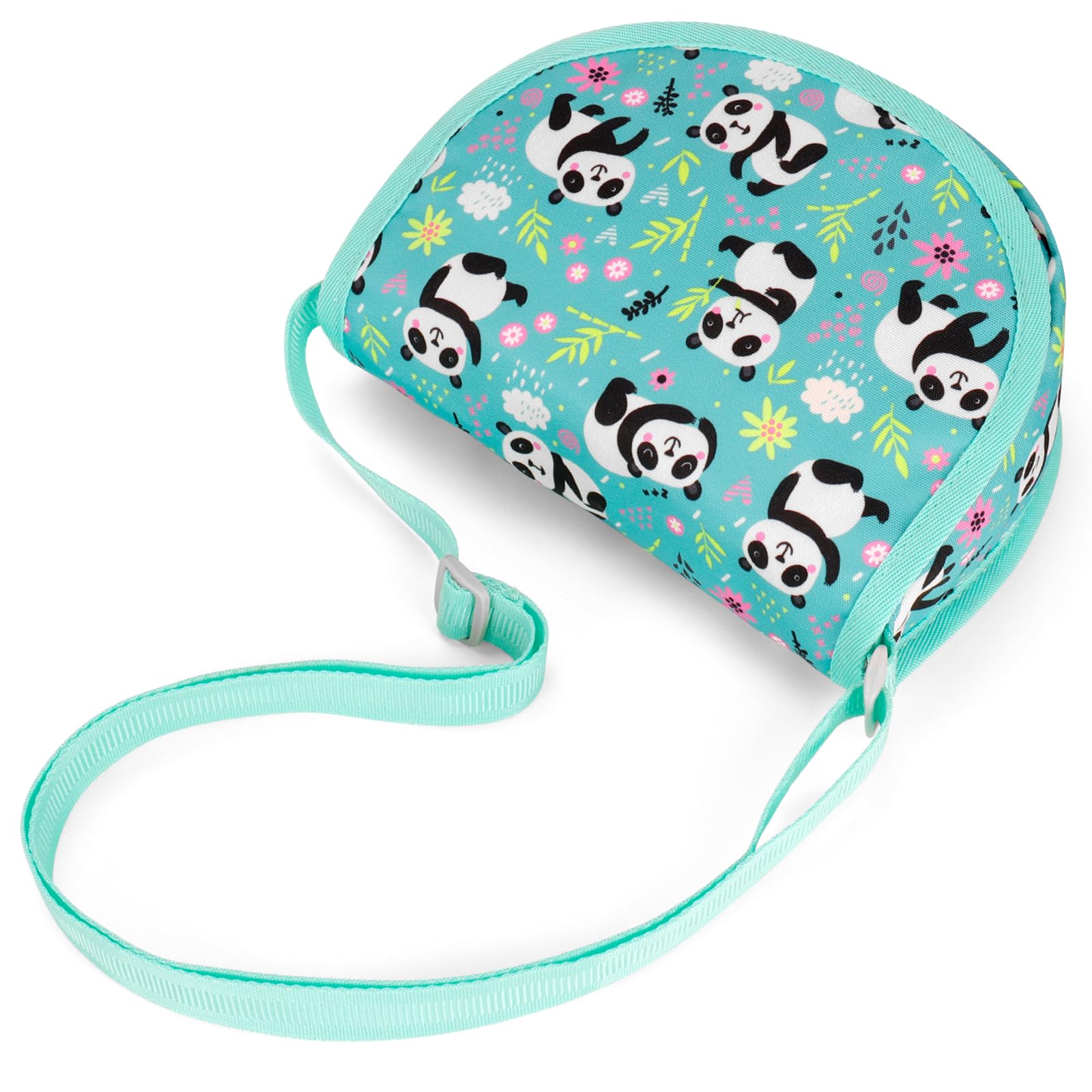 Panda Green Saddle Crossbody Purse