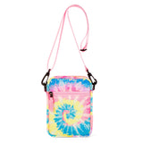 Tie Dye Swirl Rainbows Crossbody Purse Small