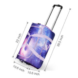 Galaxy Dark Purple Rolling Duffle Bag