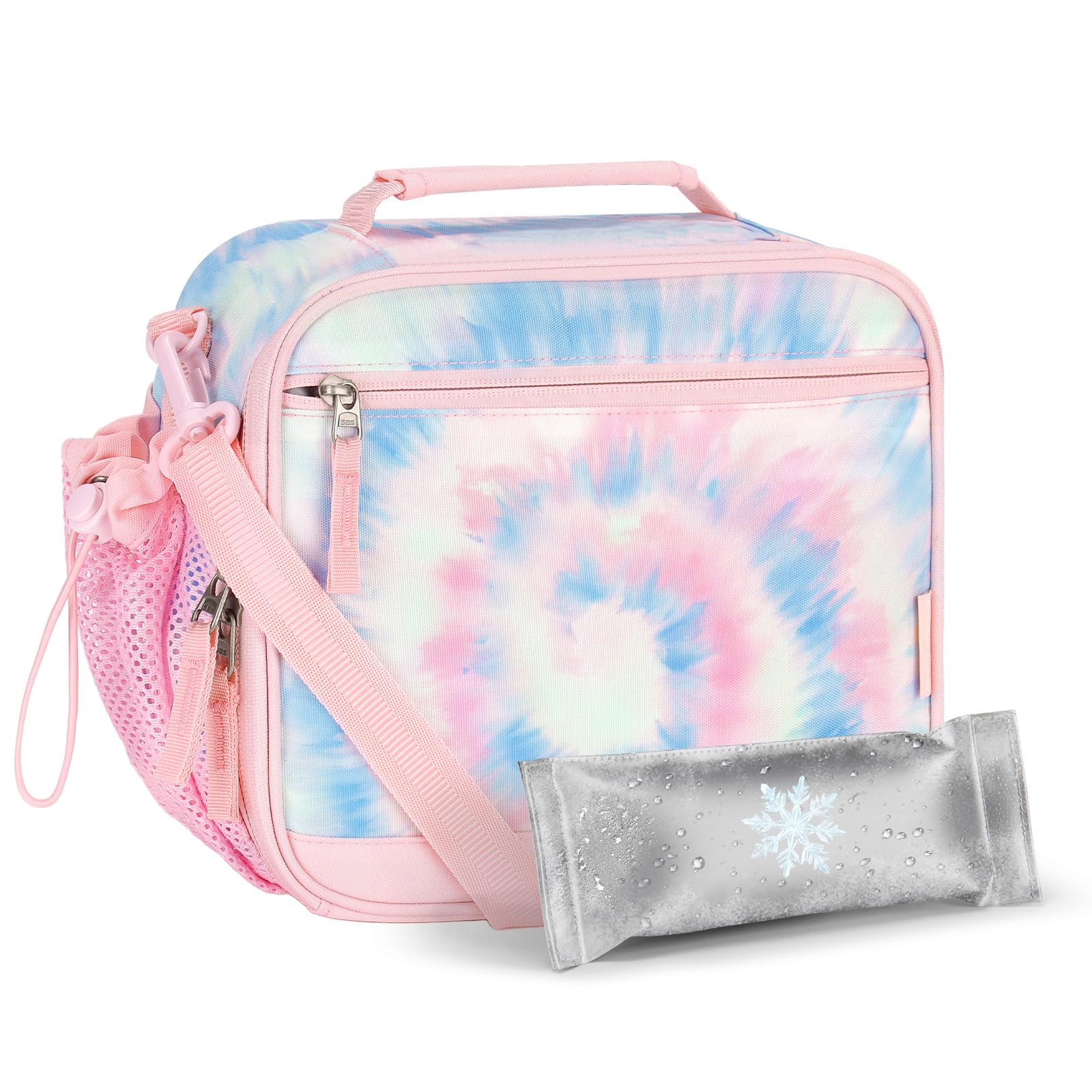Tie Dye Swirl Pink Lunch Box