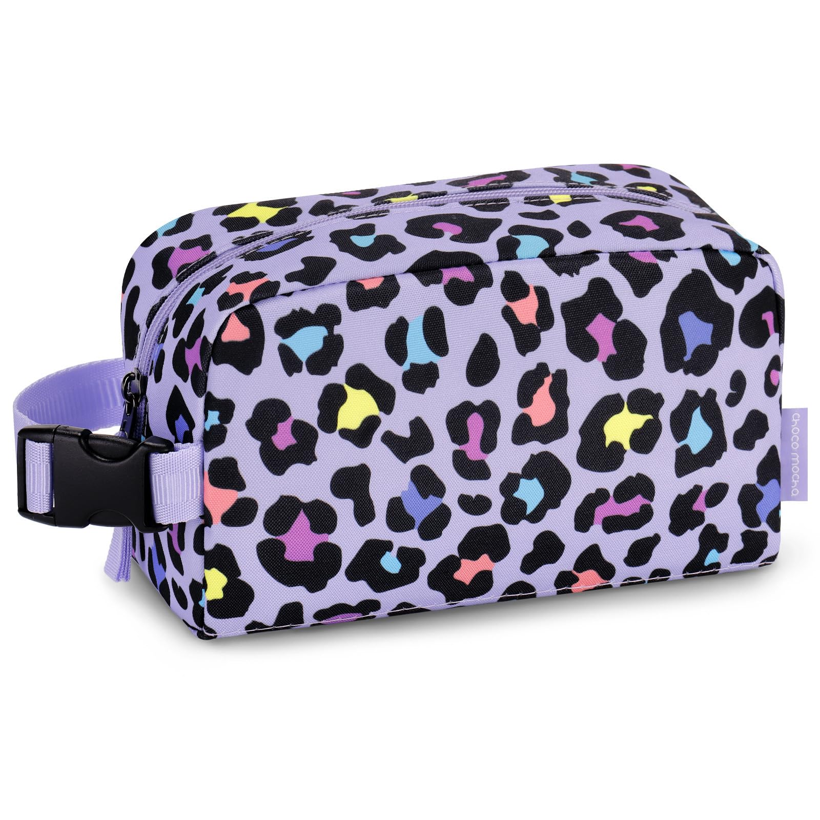 Leopard Purple Cooler Bag