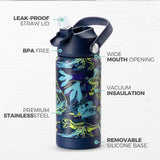 Truck Blue Water Bottle 18Oz