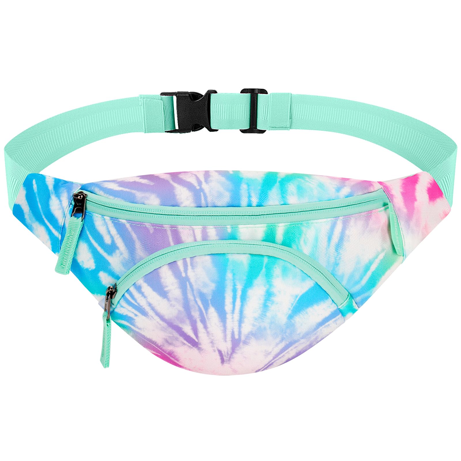 Tie Dye Gradient Teal Fanny Pack